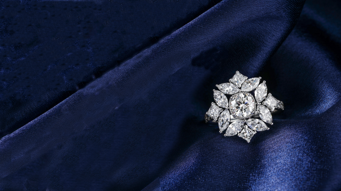 Diamond craftsmanship hero background